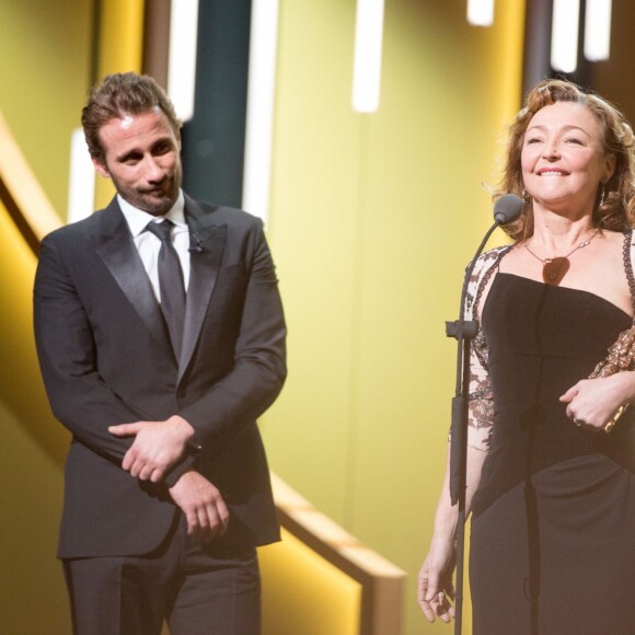 Catherine Frot (César de la meilleure actrice pour "Marguerite") - 41e cérémonie des César au Théatre du Chatelet à Paris le 26 février 2016