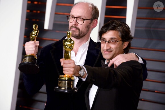 James Gay-Rees, Asif Kapadia aux Oscars le 28 février 2016.