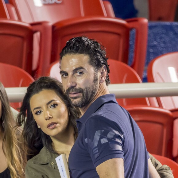 Eva Longoria et Jose Antonio Baston au tournoi de tennis d'Acapulco, Mexique, le 26 février 2016