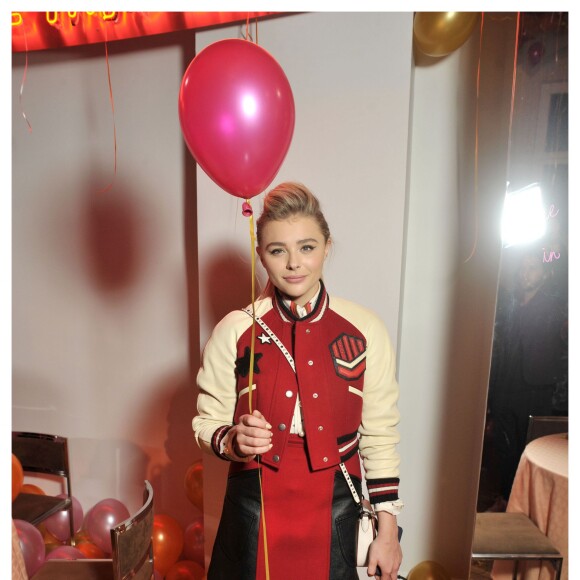 Chloe Moretz à la soirée Coach à Paris le 1er mars 2016