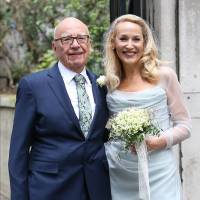 Jerry Hall et Rupert Murdoch : Mariés et comblés en présence de leurs enfants