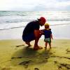 Hayden Panettiere a publié une photo de sa fille Kaya et son père, son fiancé Wladimir Klitschko sur sa page Twitter, le 5 mars 2016.