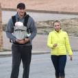 Exclusif - Hayden Panettiere et son compagnon Wladimir Klitschko se promènent avec leur fille Kaya à Nashville, le 7 mars 2015.