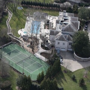 Exclusif - Vue aérienne de la maison de Nicole Kidman et Keith Urban à Nashville, achetée en 2007, un an après leur mariage. Le 9 février 2016