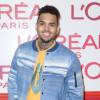 Chris Brown - Photocall de la soirée "L'Oréal Paris Red Obsession Party" à Paris, le 8 mars 2016. © Olivier Borde/Bestimage