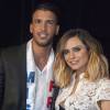 Sélim Arik, élu Mister France 2016, Clara Morgane (présidente du jury) - Election de Mister France 2016 à l'Espace Pierre Cardin à Paris le 8 mars 2016. Sélim Arik qui endosse l'écharpe tant convoitée. A 22 ans et du haut de son mètre 91, cet apollon originaire de la région Centre Val de Loire s’apprête à vivre une année riche en émotions. © Pierre Perusseau/Bestimage