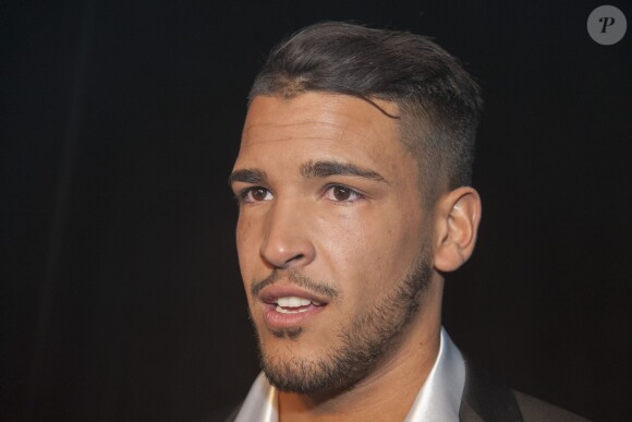 Sélim Arik, élu Mister France 2016 - Election de Mister France 2016 à l'Espace Pierre Cardin à Paris le 8 mars 2016. Sélim Arik qui endosse l'écharpe tant convoitée. A 22 ans et du haut de son mètre 91, cet apollon originaire de la région Centre Val de Loire s’apprête à vivre une année riche en émotions. © Pierre Perusseau/Bestimage