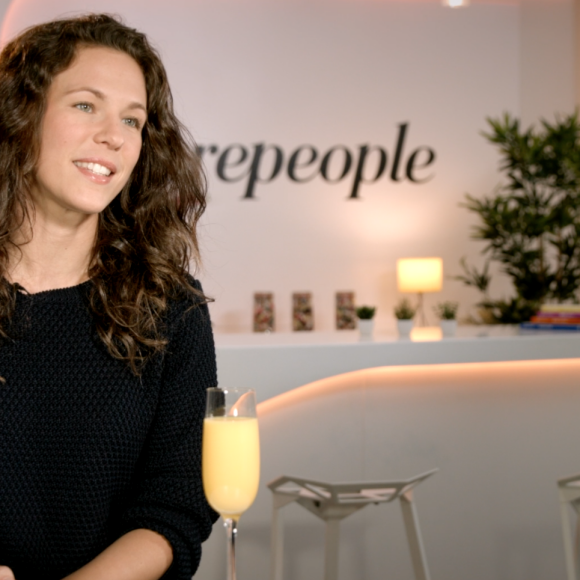 Lorie Pester en interview avec Laurent Argelier pour Purepeople.com, février 2016