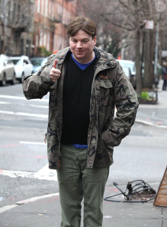 Mike Myers à New York le 27 décembre 2015