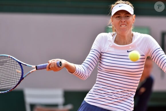 Maria Sharapova - Tournoi de tennis de Roland Garros à Paris le 28 mai 2015.