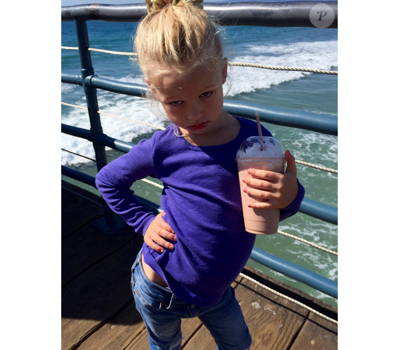Jessica Simpson a publié une photo de sa fille Maxwell sur sa page Instagram, au mois de mars 2016.