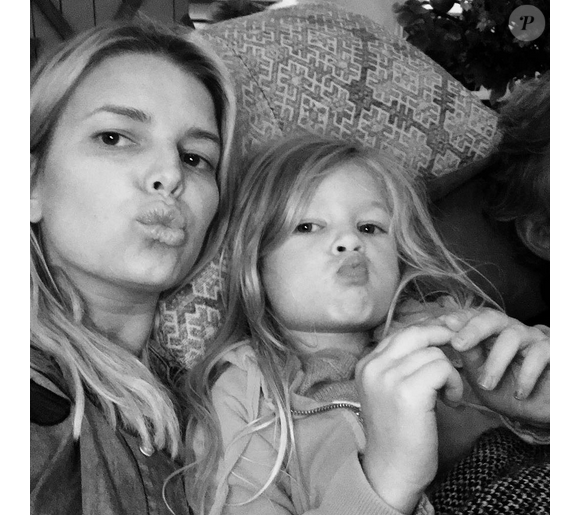 Jessica Simpson a publié une photo de sa fille Maxwell sur sa page Instagram, au mois de février 2016.