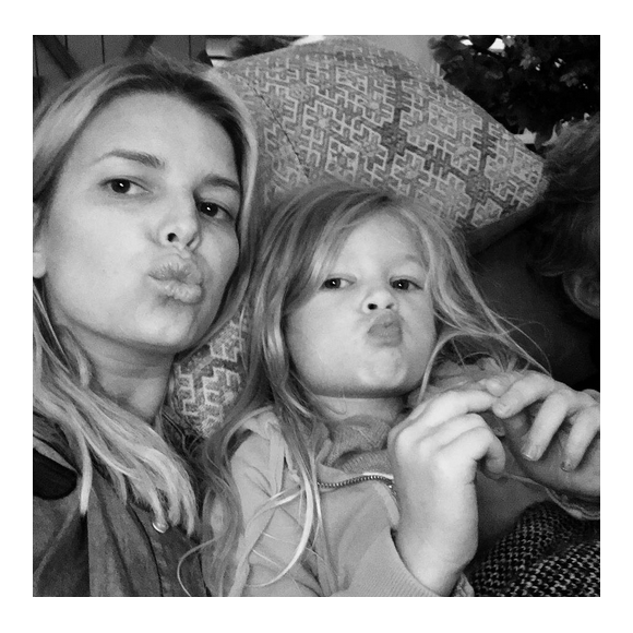 Jessica Simpson a publié une photo de sa fille Maxwell sur sa page Instagram, au mois de février 2016.