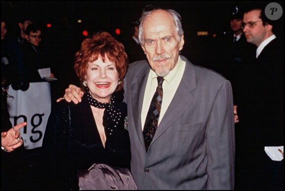 Robert Altman et sa femme Kathryn en mars 1995