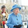 La reine Elizabeth II arrive à l'abbaye de Westminster, le 14 mars 2016, pour le service du Commonwealth Day.