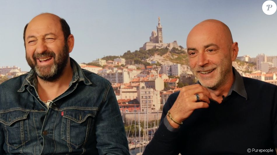 Patrick Bosso et Kad Merad en interview pour le film Marseille.