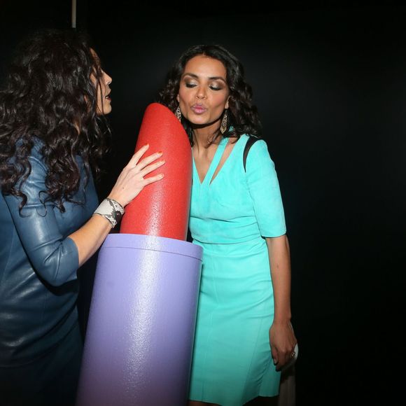 Aïda Touihri, Laurence Roustandjee - Soirée de lancement du nouveau site "Ma Beauté Luxe" à l'Elyseum à Paris, le 16 mars 2016. © CVS/Bestimage