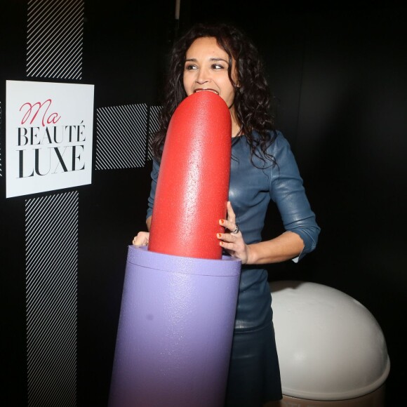 Aïda Touihri - Soirée de lancement du nouveau site "Ma Beauté Luxe" à l'Elyseum à Paris, le 16 mars 2016. Ma beauté Luxe, 1ère box beauté 100% luxe et 100% personnalisable, est née de l'idée de réinventer la découverte de marques iconiques de façon simple et ludique, en testant les plus belles références en format voyage, pour être certain de les adorer en taille normale. © CVS/Bestimage