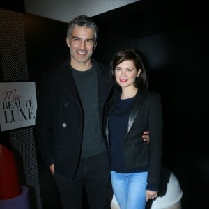 François Vincentelli et sa compagne Alice Dufour - Soirée de lancement du nouveau site "Ma Beauté Luxe" à l'Elyseum à Paris, le 16 mars 2016. Ma beauté Luxe, 1ère box beauté 100% luxe et 100% personnalisable, est née de l'idée de réinventer la découverte de marques iconiques de façon simple et ludique, en testant les plus belles références en format voyage, pour être certain de les adorer en taille normale. © CVS/Bestimage