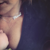 Aurélie Van Daelen : Moment de tendresse avec son petit Pharell