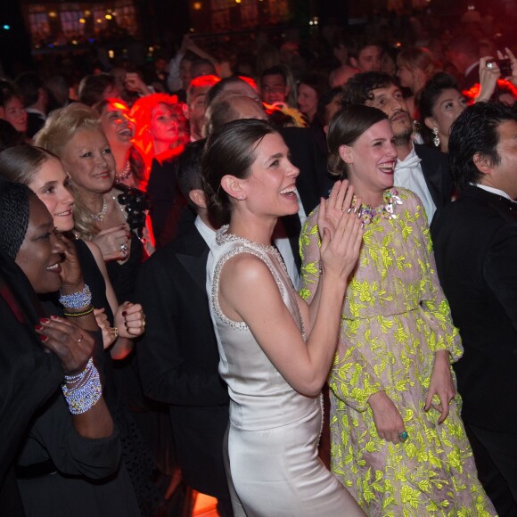 Charlotte Casiraghi a apprécié l'ambiance caliente du 62e Bal de la Rose, organisée sur le thème de Cuba avec la complicité de Karl Lagerfeld, le 19 mars 2016 au Sporting de Monte-Carlo. © Palais princier / Gaetan Luci / Monte Carlo Société des Bains de Mer via Bestimage 