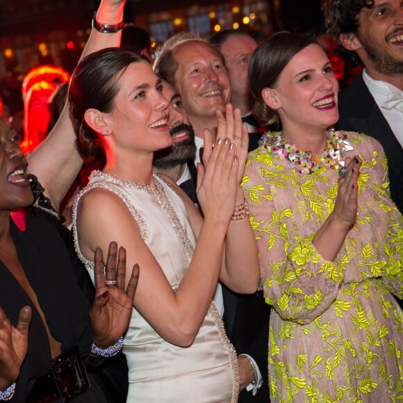 Charlotte Casiraghi a apprécié l'ambiance caliente du 62e Bal de la Rose, organisée sur le thème de Cuba avec la complicité de Karl Lagerfeld, le 19 mars 2016 au Sporting de Monte-Carlo. © Palais princier / Gaetan Luci / Monte Carlo Société des Bains de Mer via Bestimage 