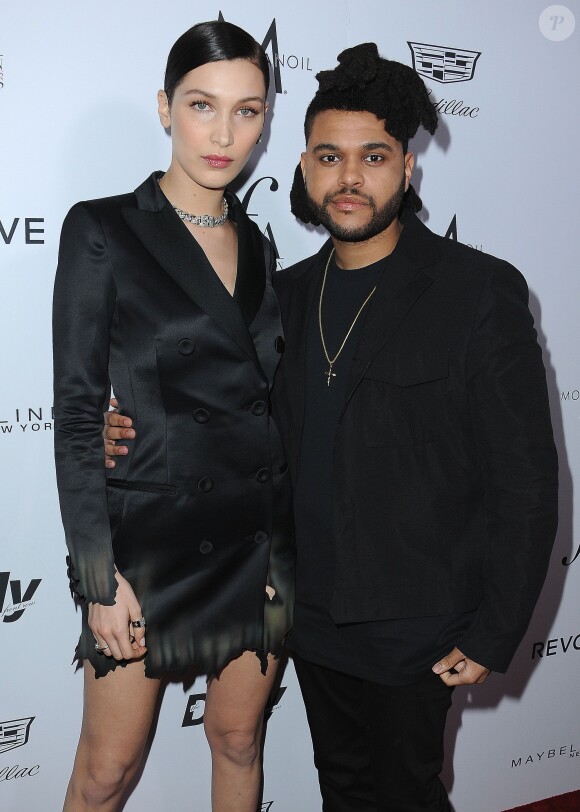 Bella Hadid et The Weeknd à la soirée Daily Front Row'sà Los Angeles le 20 mars 2016