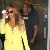 Beyonce Knowles se promène avec son mari Jay-Z dans les rues de New York, le 20 mai 2015