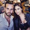 Nikola Lozina en couple avec Miss Hawaï 2014, Moani Hara, lors du tournage des "Anges 8".