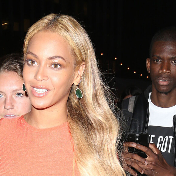 Beyonce Knowles à la sortie d'un studio d'enregistrement à New York, le 14 mai 2015