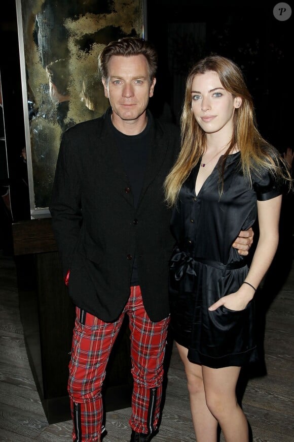 Ewan McGregor et sa fille Clara McGregor à la première de Miles Ahead à New York, le 23 mars 2016.