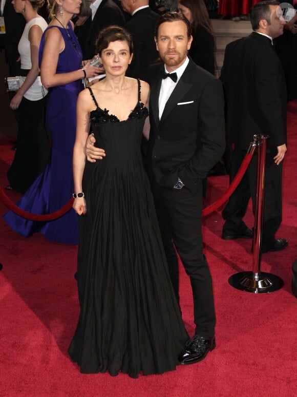 Ewan McGregor et sa femme Eve Mavrakis à la 86ème cérémonie des Oscars à Hollywood, le 2 mars 2014.