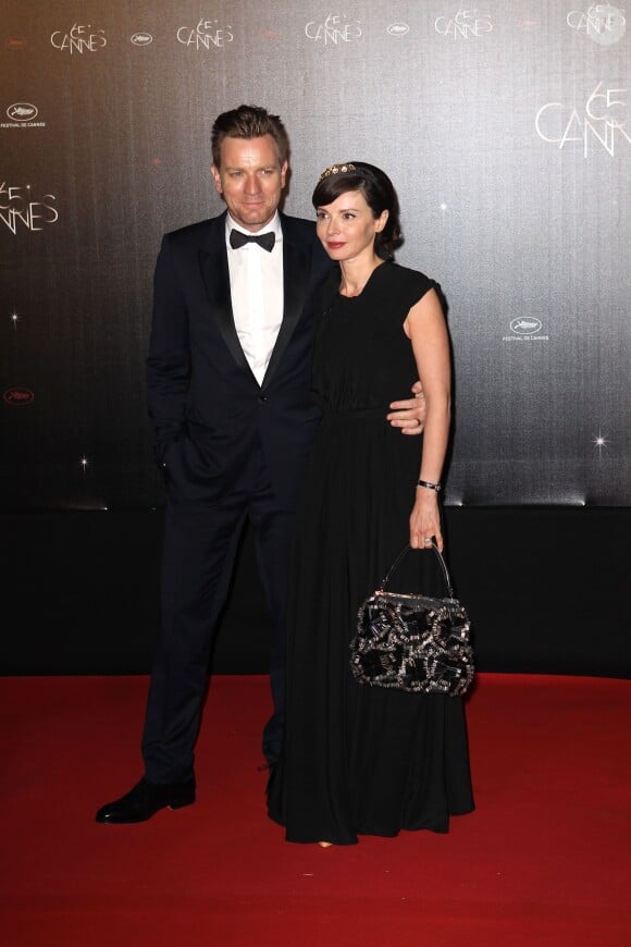 Ewan McGregor et sa femme Eve Mavrakis au dîner d'ouverture du 65e festival du film de Cannes, le 16 mai 2012.