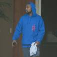 Exclusif - Kanye West à la sortie de la salle de sport Equinox après un entraînement de basket de 2 heures à Los Angeles le 18 mars 2016.
