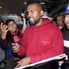 Kanye West à l'aéroport de Los Angeles, le 9 mars 2016.