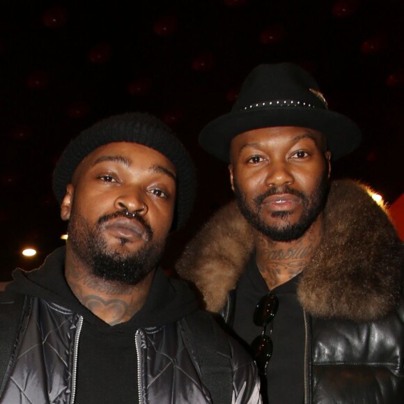 Exclusif - Les DJs Kyu Steed et Djibril Cissé - Dernière du spectacle de Brahim Zaibat "Rock It All Tour" à l'Olympia à Paris. Le 1er décembre 2015 © Denis Guignebourg / Bestimage