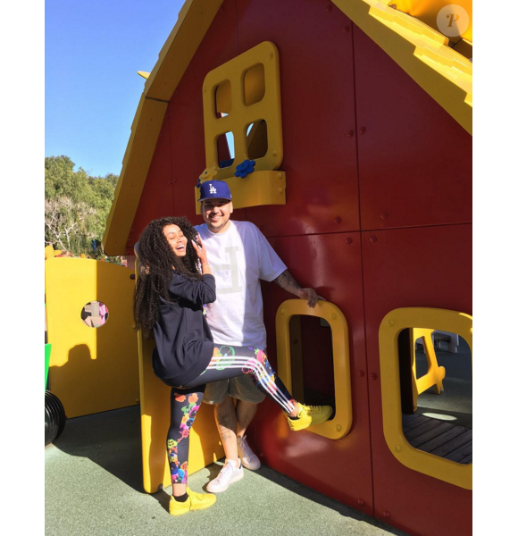 Photo de Blac Chyna et Rob Kardashian publiée le 16 mars 2016.