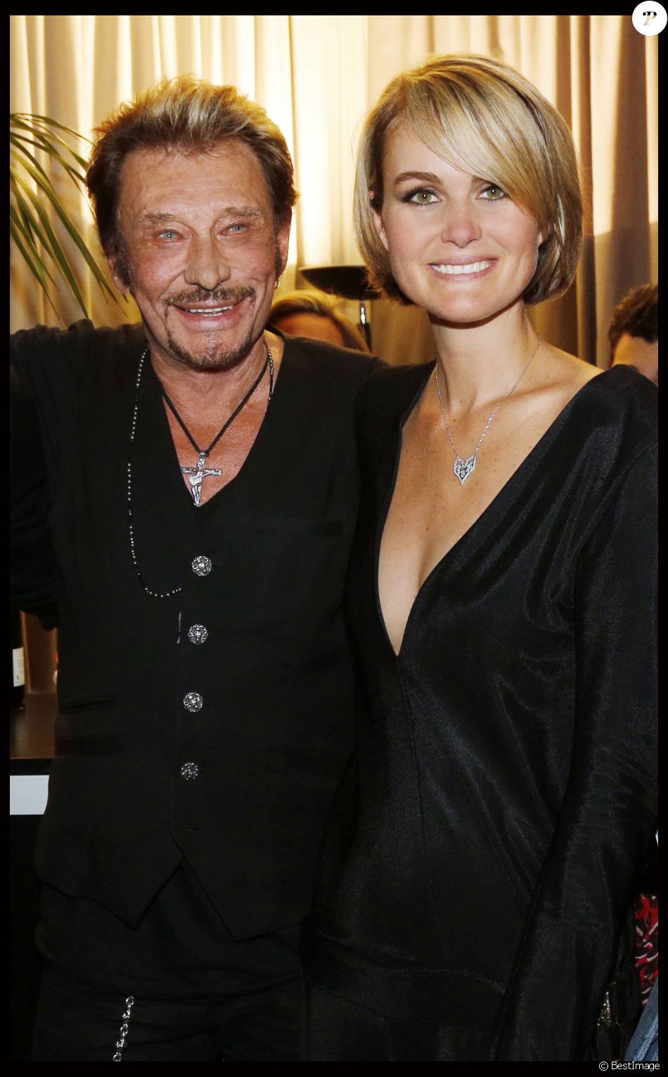 Johnny Hallyday Et Sa Femme Laeticia Hallyday Lors Des Concerts De La Star Au Stade De France En