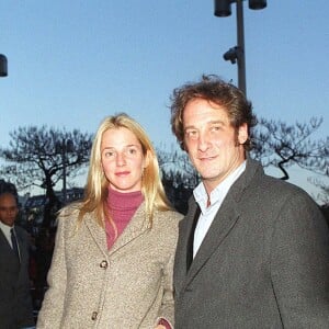 Vincent Lindon et Sandrine Kiberlain à Paris le 25 octobre 1999.