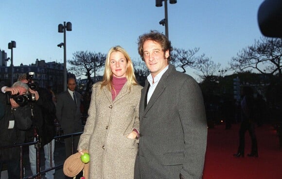 Vincent Lindon et Sandrine Kiberlain à Paris le 25 octobre 1999.