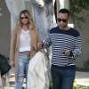 John Legend et sa femme Chrissy Teigen (enceinte) à Los Angeles le 19 mars 2016.