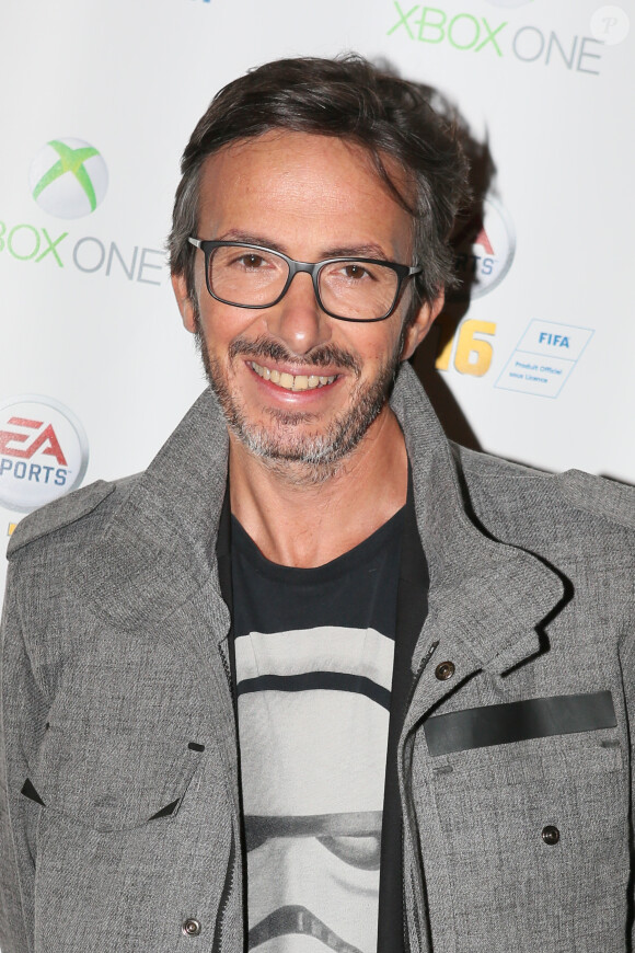 Florian Gazan - Soirée de lancement du jeu vidéo "FIFA 2016" au Faust à Paris, le 21 septembre 2015.