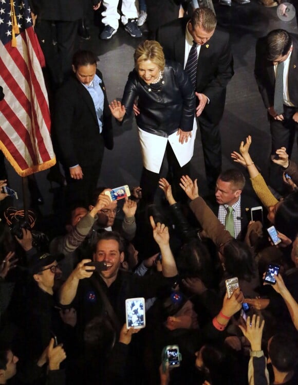 Hillary Clinton en meeting au Apollo Theatre à New York le 30 mars 2016