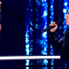 Jérémy face à Julie Morallès dans The Voice 5, le 2 avril 2016 sur TF1.