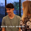 Louisa Rose et Thibaut dans The Voice 6 sur TF1, le 2 avril 2016.