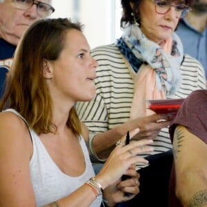 Laure Manaudou et son companon Jérémy Frérot lors des Championnats de France de natation à Montpellier, le 3 avril 2016.