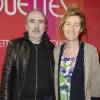 Philippe Harel et sa femme Sylvie Bourgeois - Générale du spectacle "Les Coquettes" au Grand Point Virgule, à Paris, le 4 avril 2016. © Coadic Guirec/Bestimage