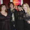 Fauve Hautot et "Les Coquettes" Juliette Faucon, Lola Cés, Marie Facundo - Générale du spectacle "Les Coquettes" au Grand Point Virgule, à Paris, le 4 avril 2016. © Coadic Guirec/Bestimage