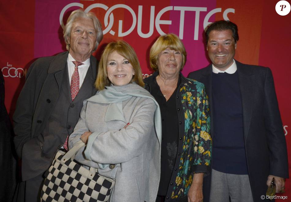 François Valéry Nicole Calfan Compagnon Actuel Nicole Calfan et maître Georges Delettrez - Générale du spectacle Les