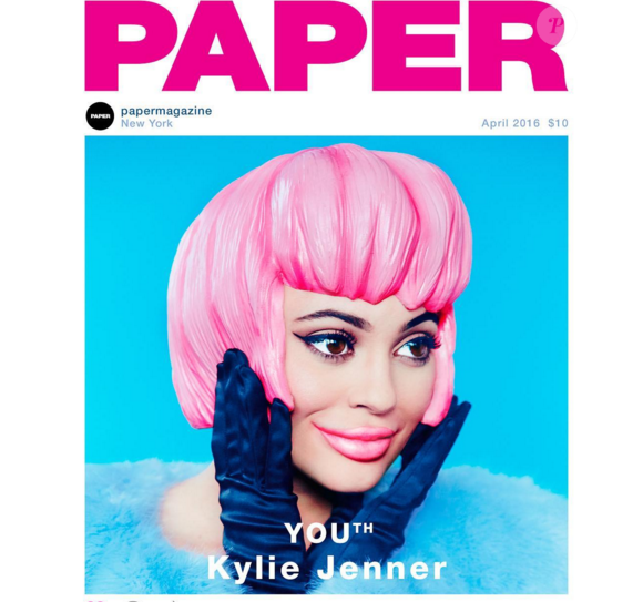 Kylie Jenner en couverture de Paper Magazine